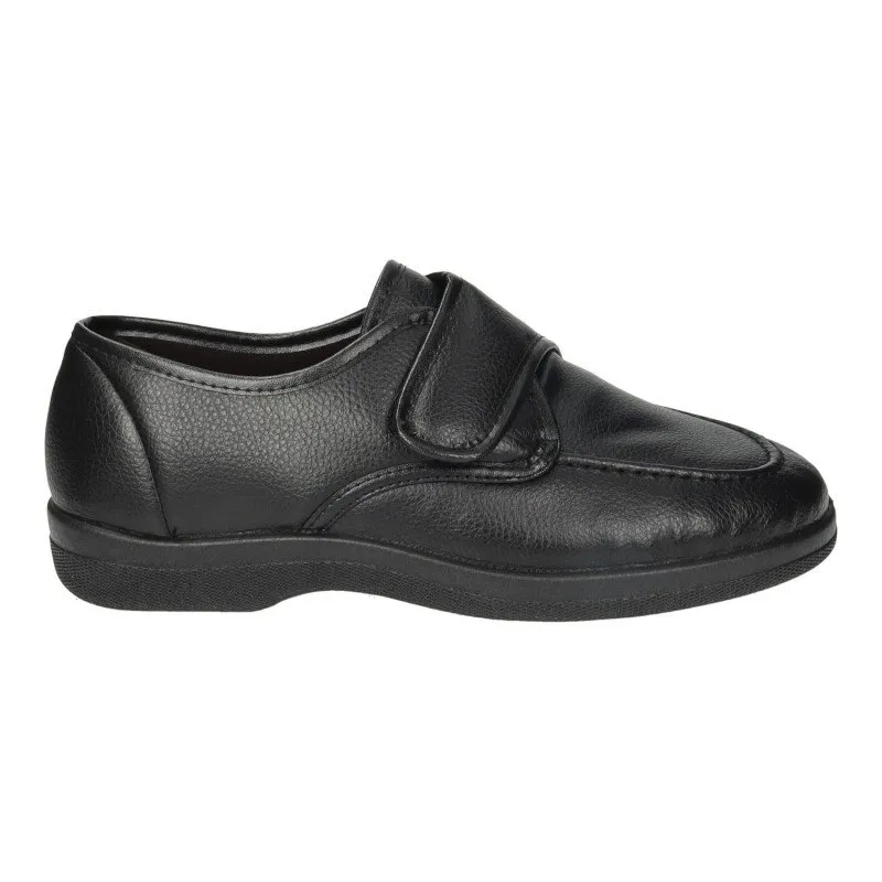 21296 Zapatillas Polipiel color NEGRO