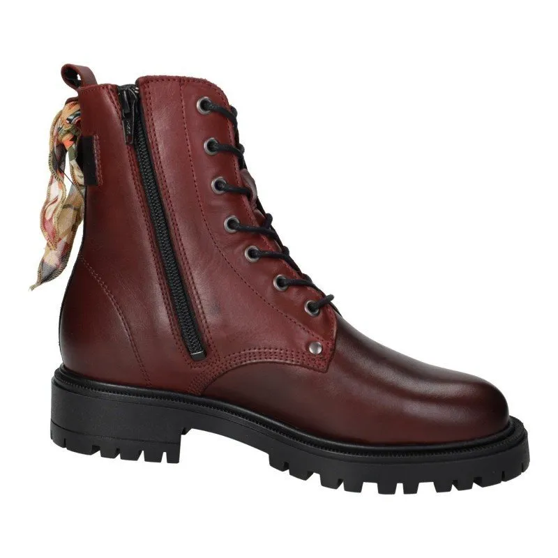 4532D13 BOTAS MOTERAS COLOR BURDEOS