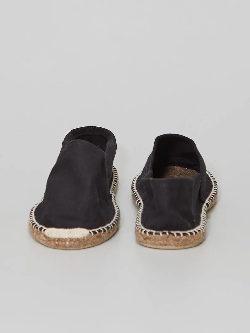 ALPARGATAS DE TELA  NEGRO