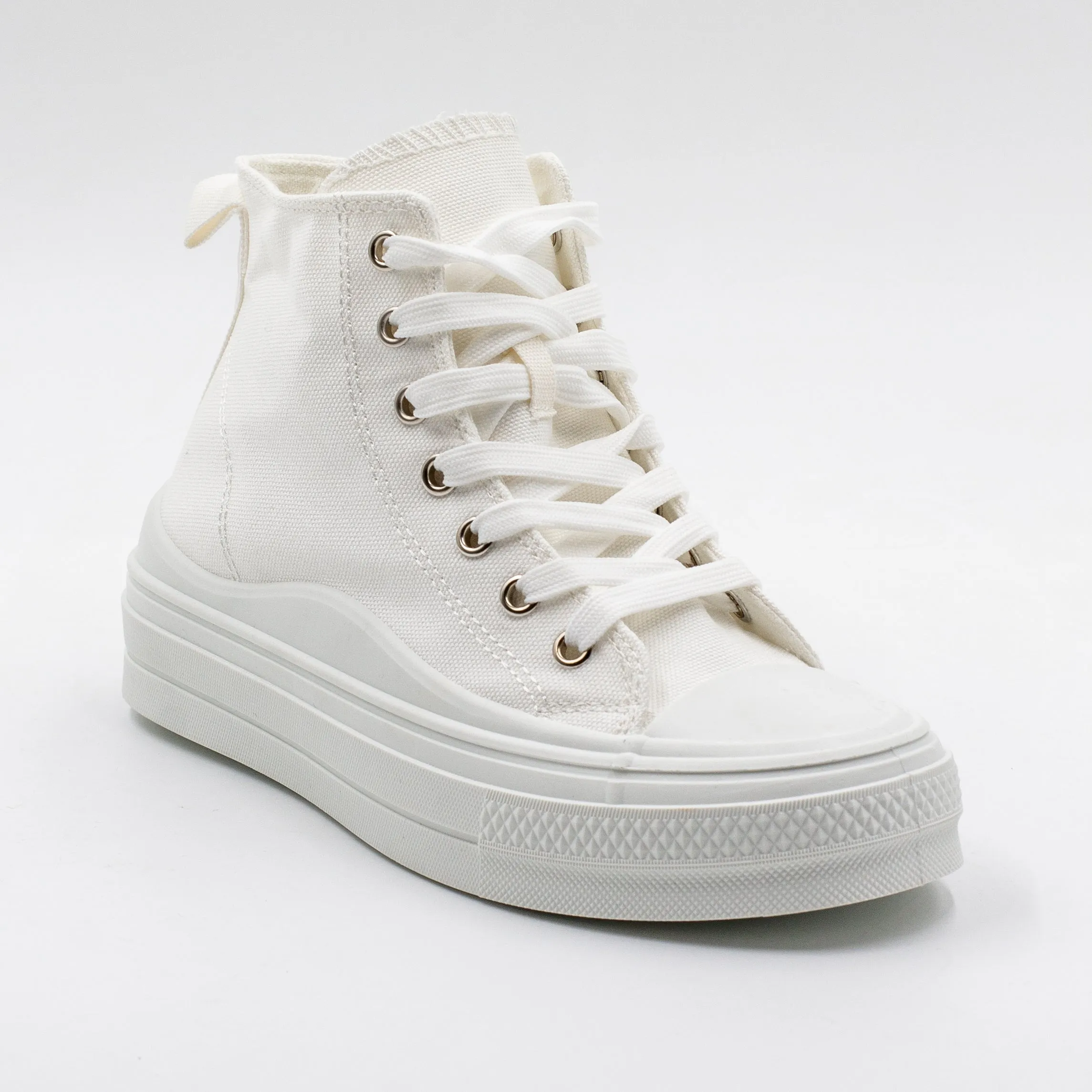 Alquimia zapatilla lona mujer con cordon color Blanco