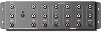 AMPLIFICADOR DE DISTRIBUCIÓN A / V DE 61 VÍAS XANTECH AV6