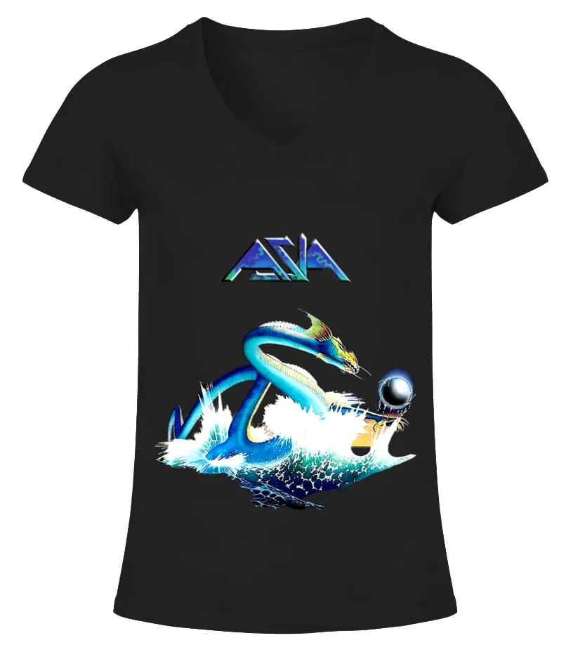 ASIA (5) Camiseta cuello pico Mujer