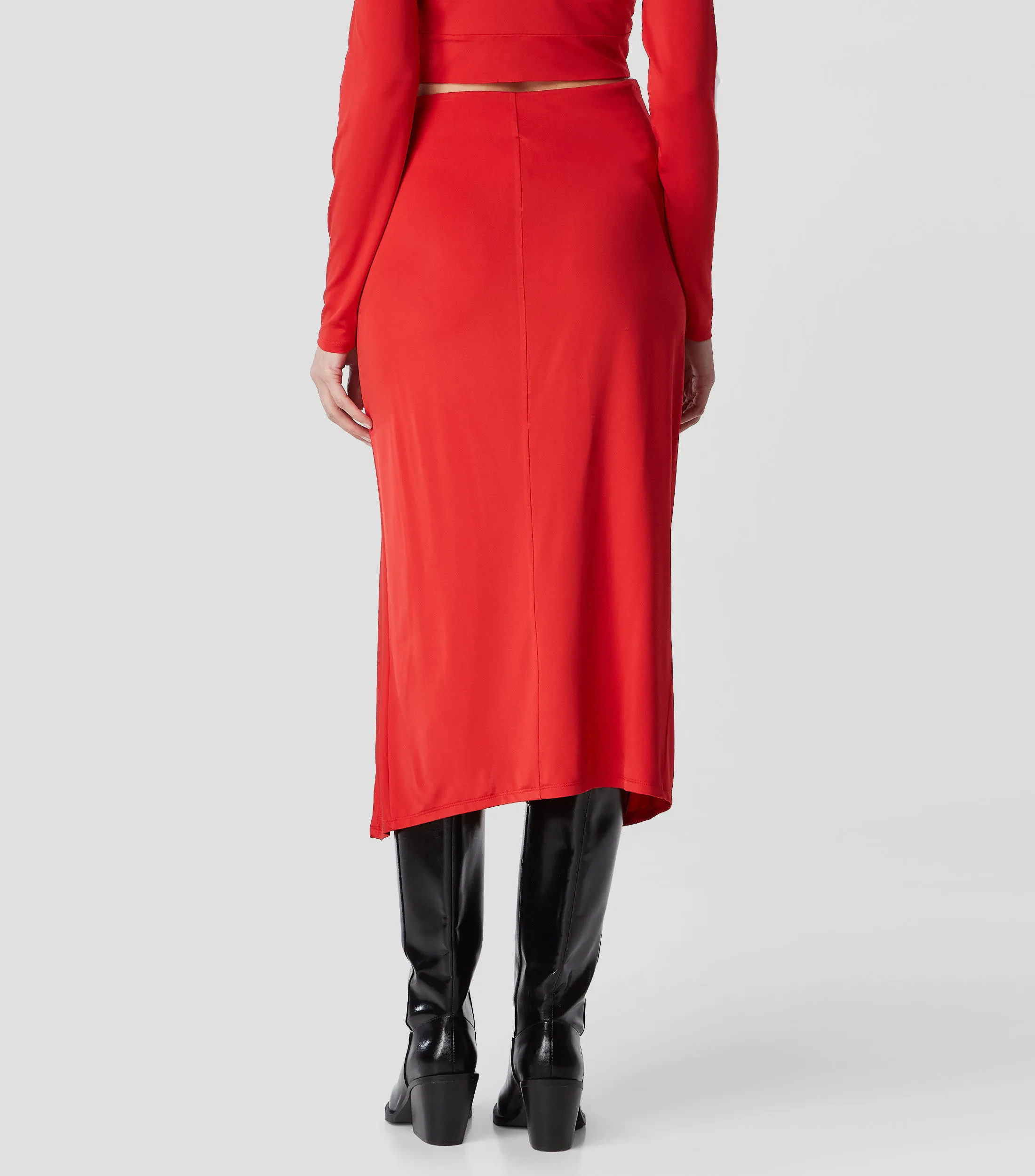 Bcbg Falda Larga Corte Recto Mujer