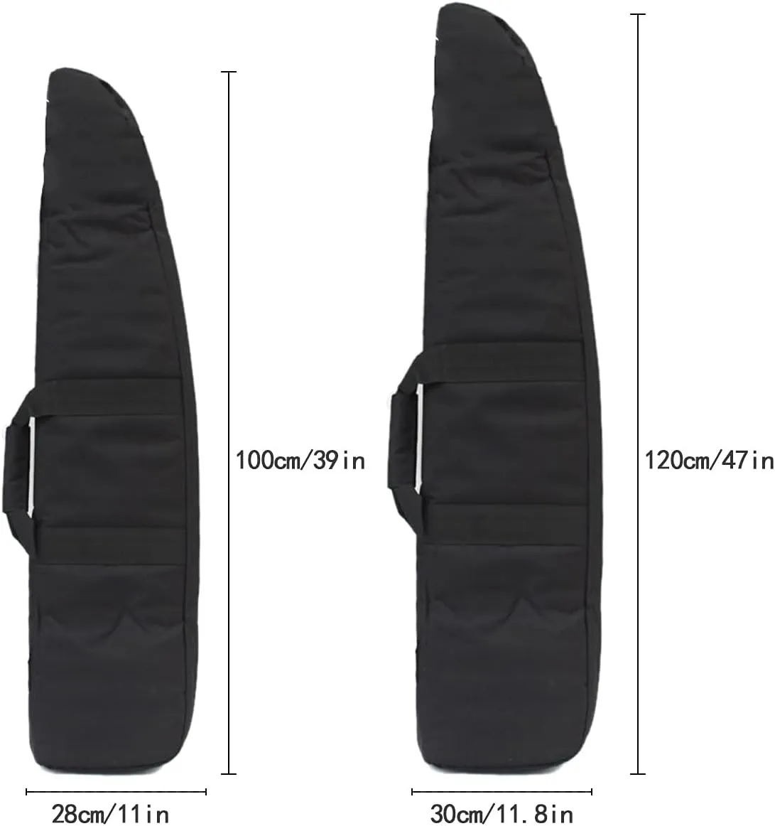 BomDog Funda Táctica para Rifle Funda para Rifle Bolsa para Rifle Airsoftball Caza Escopeta Bolsa de Transporte/Black/100Cm/39In