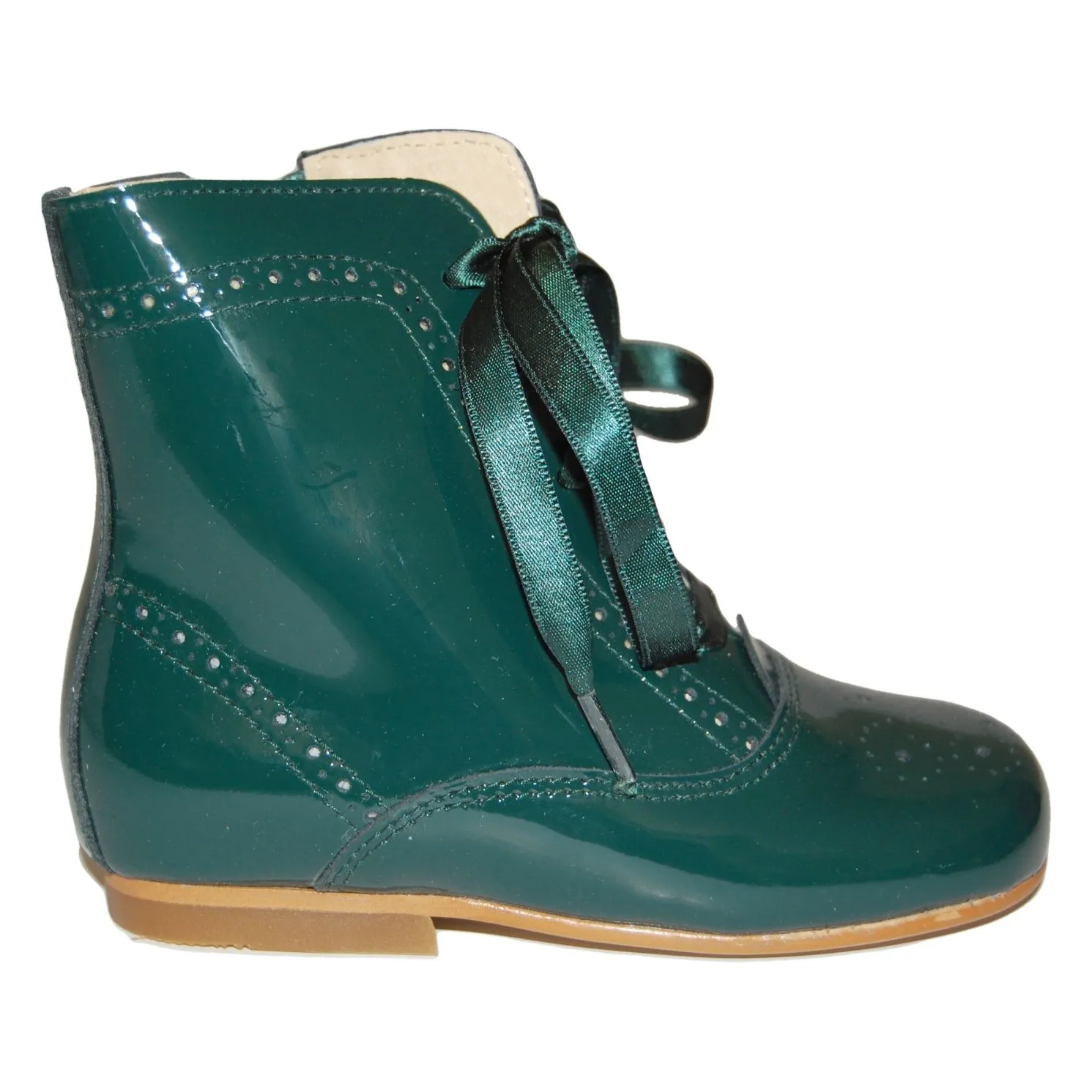 BOTAS DE CHAROL VERDE DE NIñA BAMBINELI 1563919 (TALLAS DE 19 A 33)