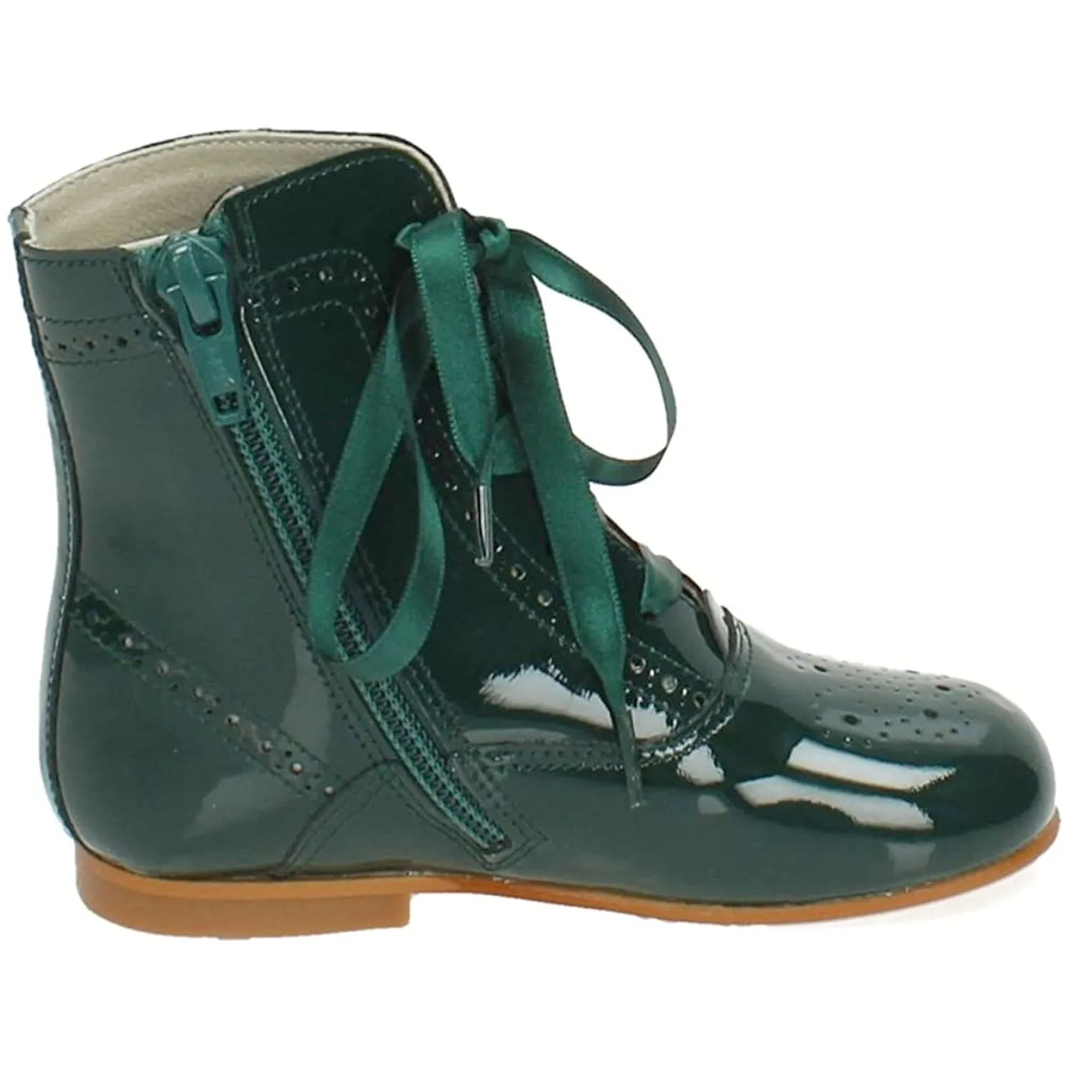 BOTAS DE CHAROL VERDE DE NIñA BAMBINELI 1563919 (TALLAS DE 19 A 33)