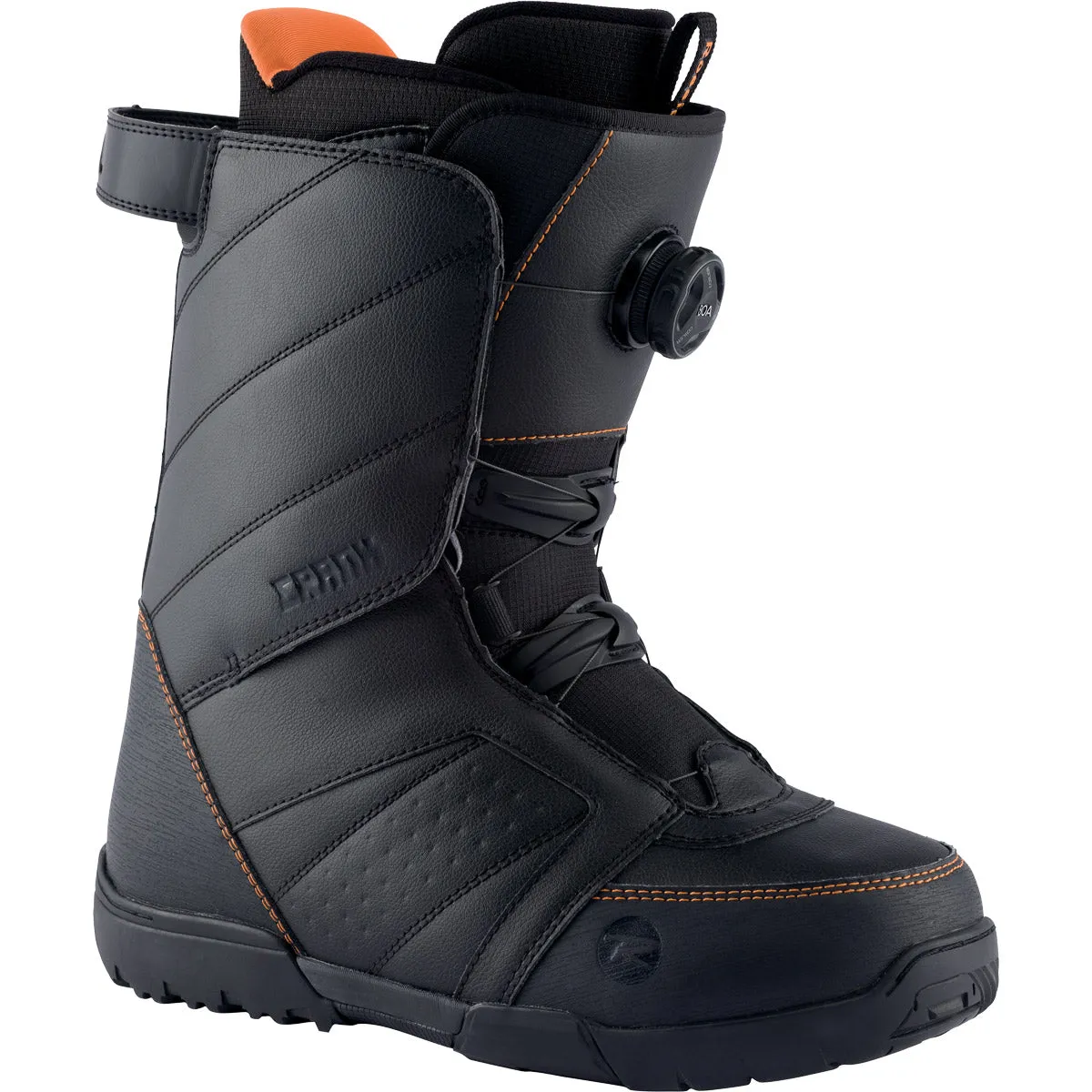 Botas De Snowboard  Crank Boa H4 Black/Orange (Men Rossignol Negro
