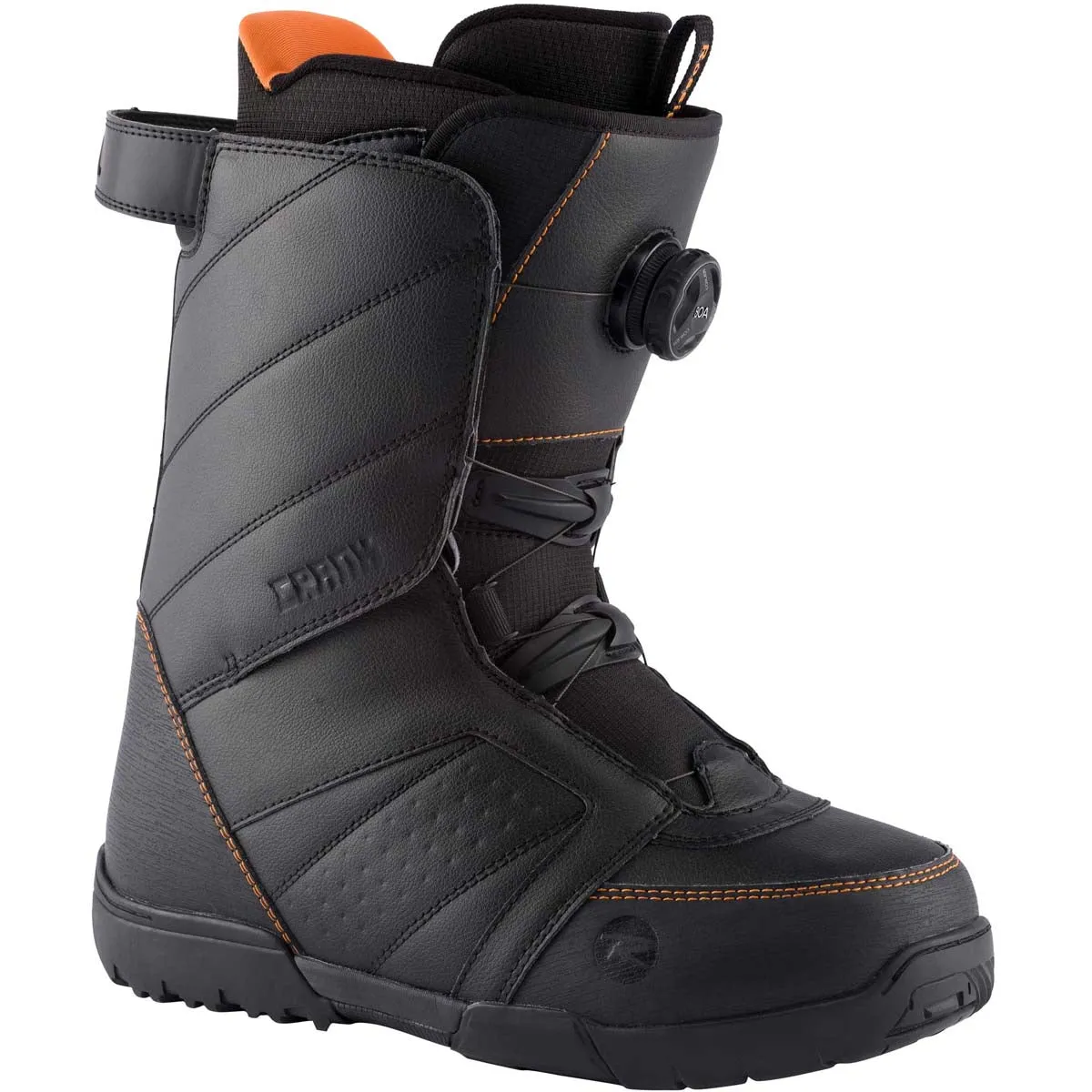 Botas De Snowboard  Crank Boa H4 Black/Orange (Men Rossignol Negro