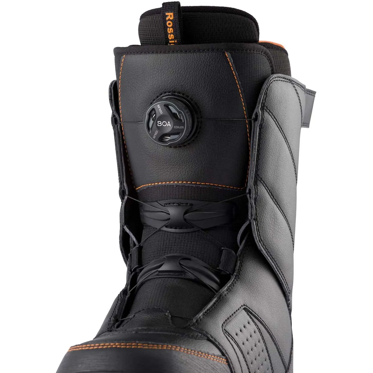 Botas De Snowboard  Crank Boa H4 Black/Orange (Men Rossignol Negro