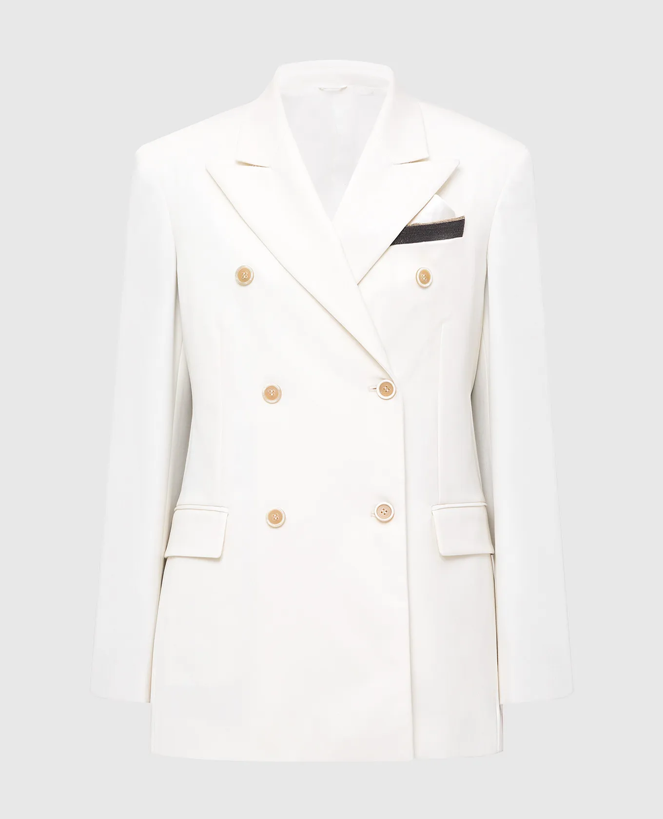 Brunello Cucinelli Light beige wool jacket