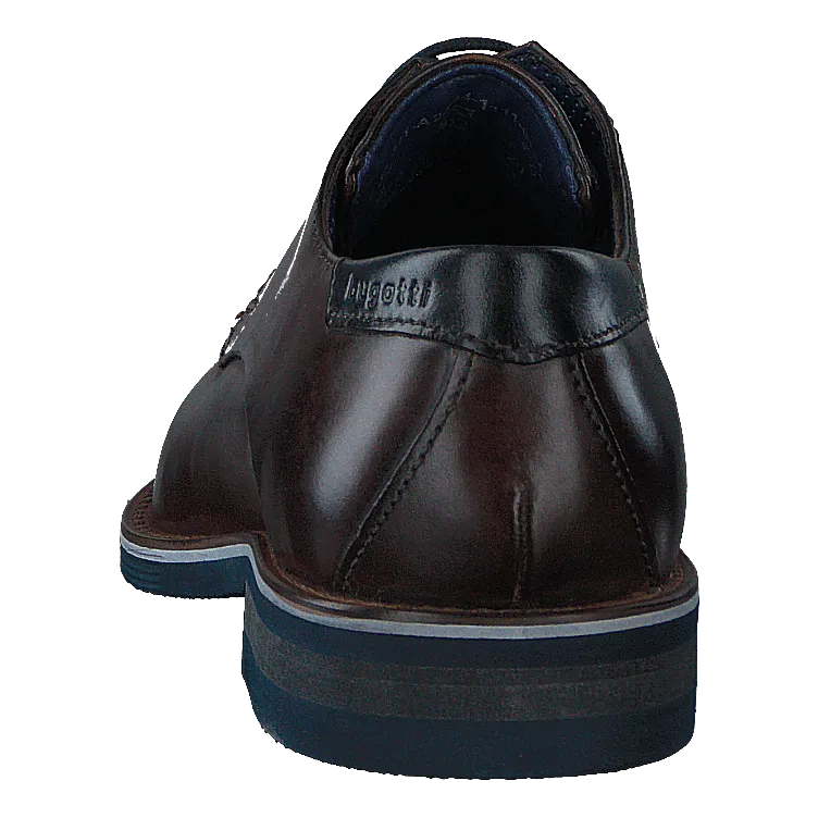 Bugatti zapatos Laino 6161 Dark Brown / Dark Brown