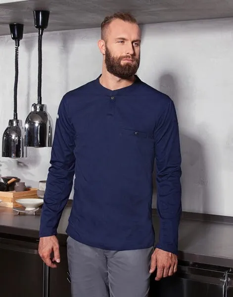 Camisa de cocinero Karlowsky smart manga larga hombre