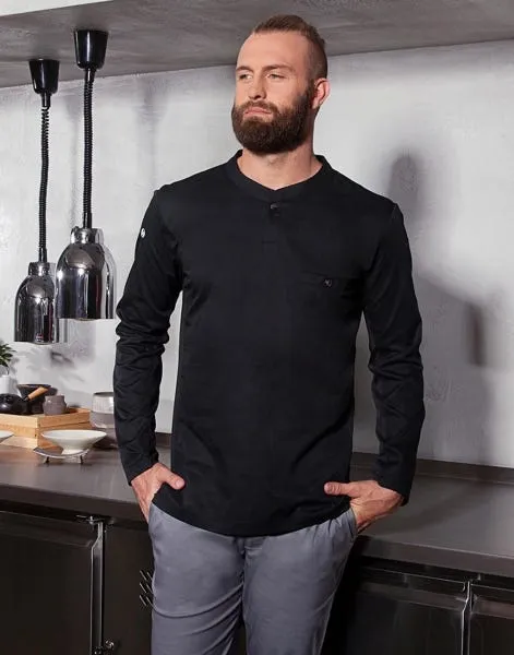 Camisa de cocinero Karlowsky smart manga larga hombre