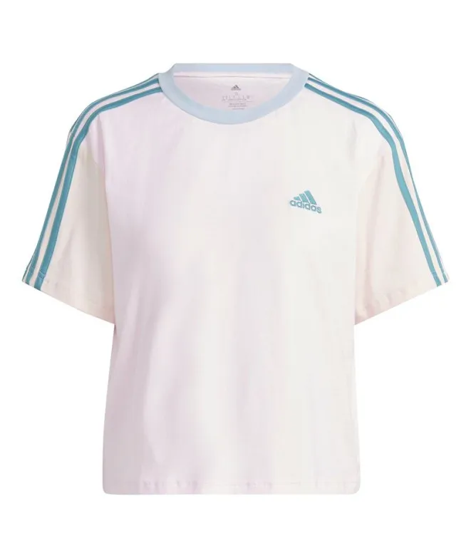 Camiseta adidas 3S Cr Mujer