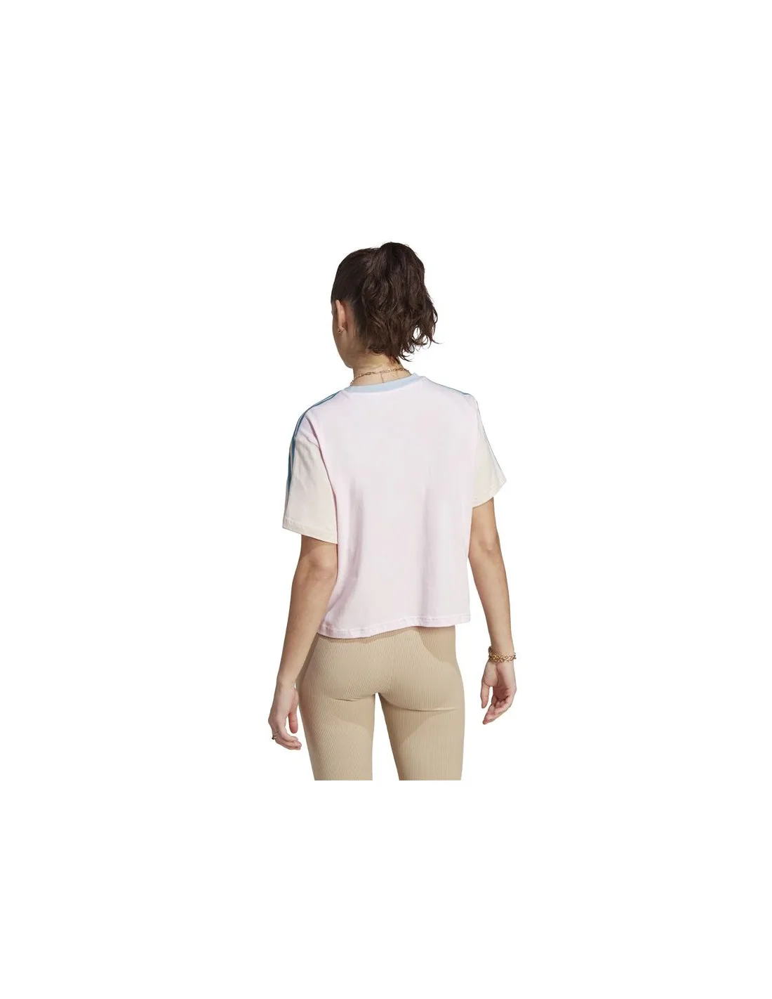 Camiseta adidas 3S Cr Mujer