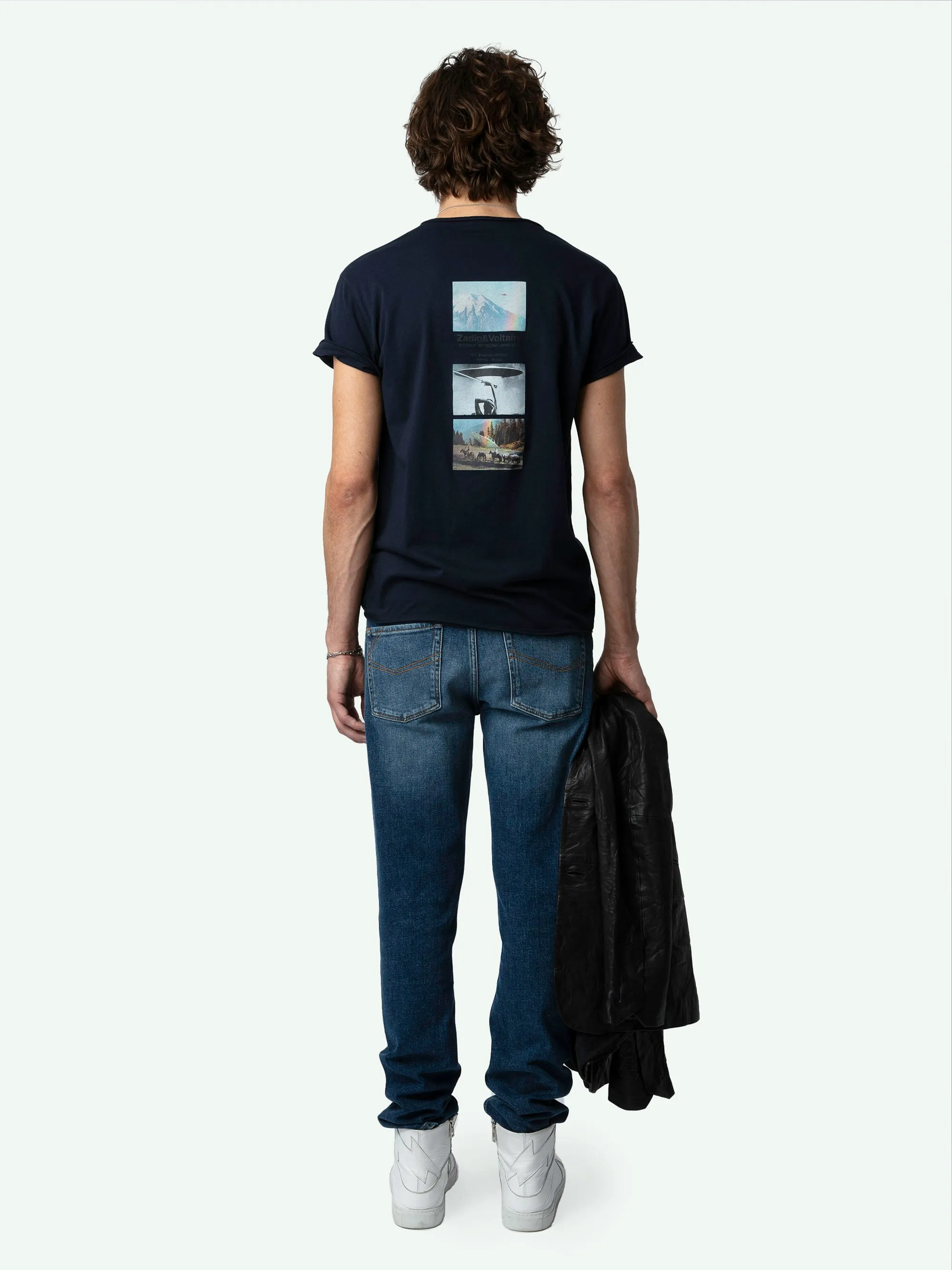 Camiseta Tunecina Monastir con Estampado Fotográfico
