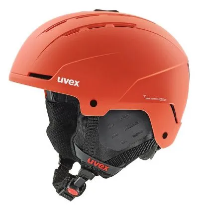 Casco de esquí Uvex Stance (rojo feroz mate)
