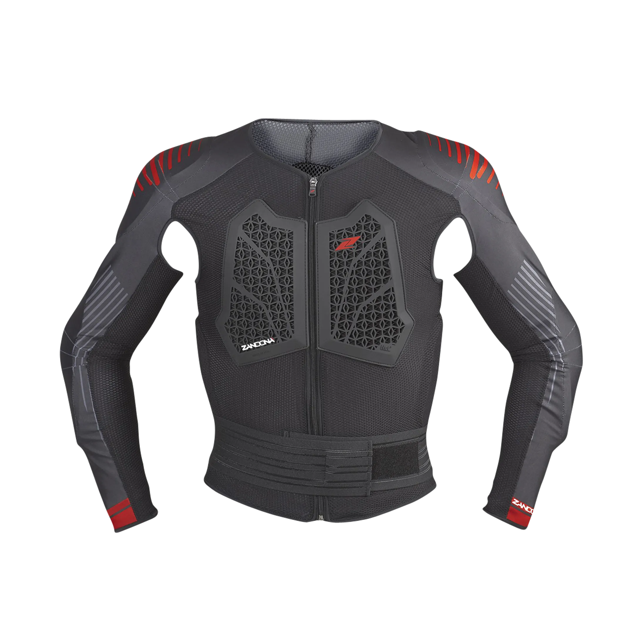 CHAQUETA DE PROTECCIóN ZANDONà ACTION X8 NEGROROJO