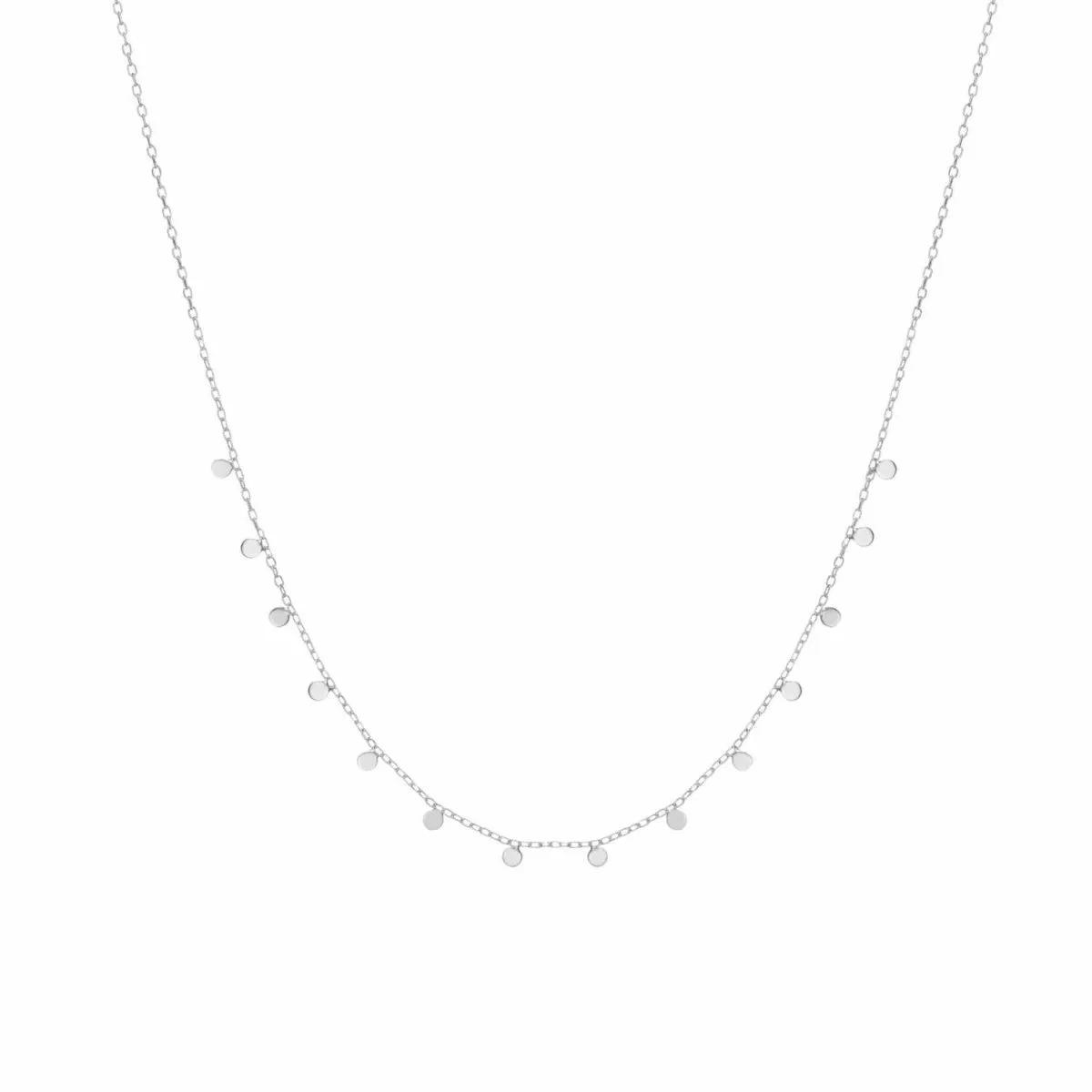 Collares con colgantes plata bao en oro diseo minimalista
