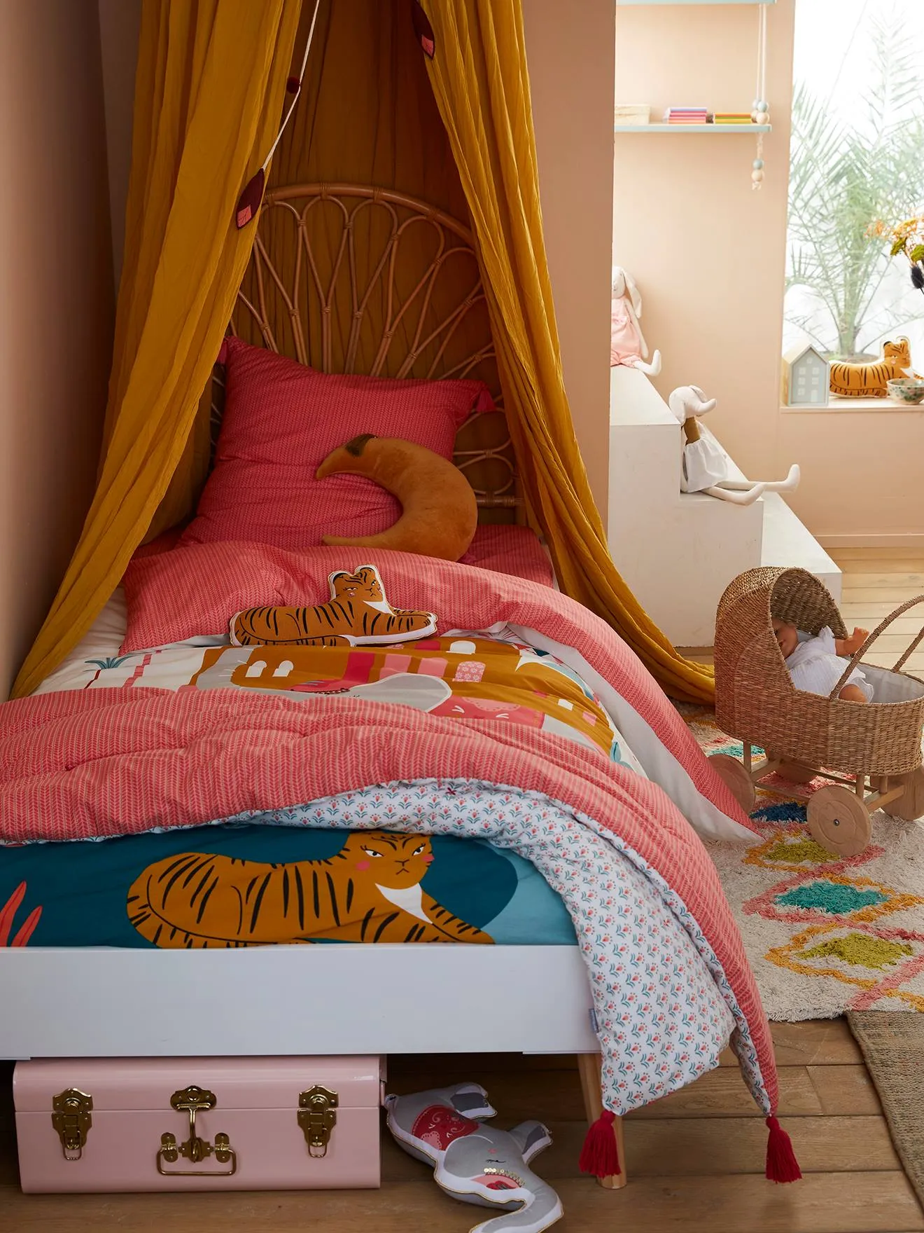 Conjunto de funda nórdica + funda de almohada infantil Eden India