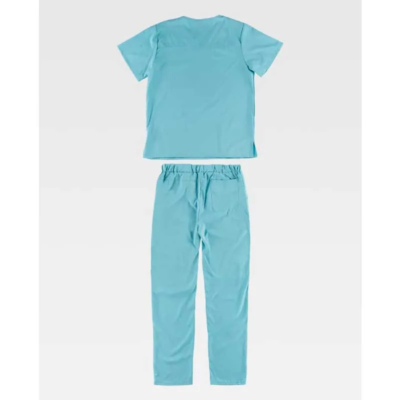 CONJUNTO PIJAMA SANITARIO UNISEX EN TEJIDO ELáSTICO  WORKTEAM