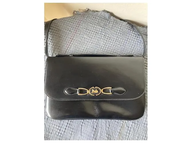 Céline Coche de caballos Negro 