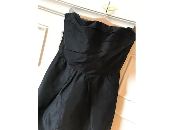 DOLCE & GABBANA Vestidos T.Lino Internacional L Negro 