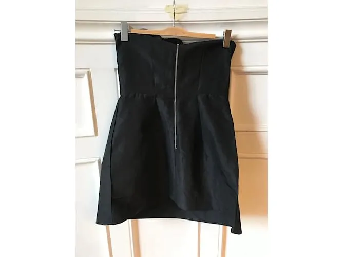 DOLCE & GABBANA Vestidos T.Lino Internacional L Negro 