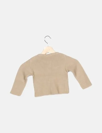 Doña Carmen Chaqueta de punto beige