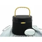 Excelente bolso de tocador Comtasse pelo de caballo bolso de mano bolsa de maquillaje pequeños accesorios Bla