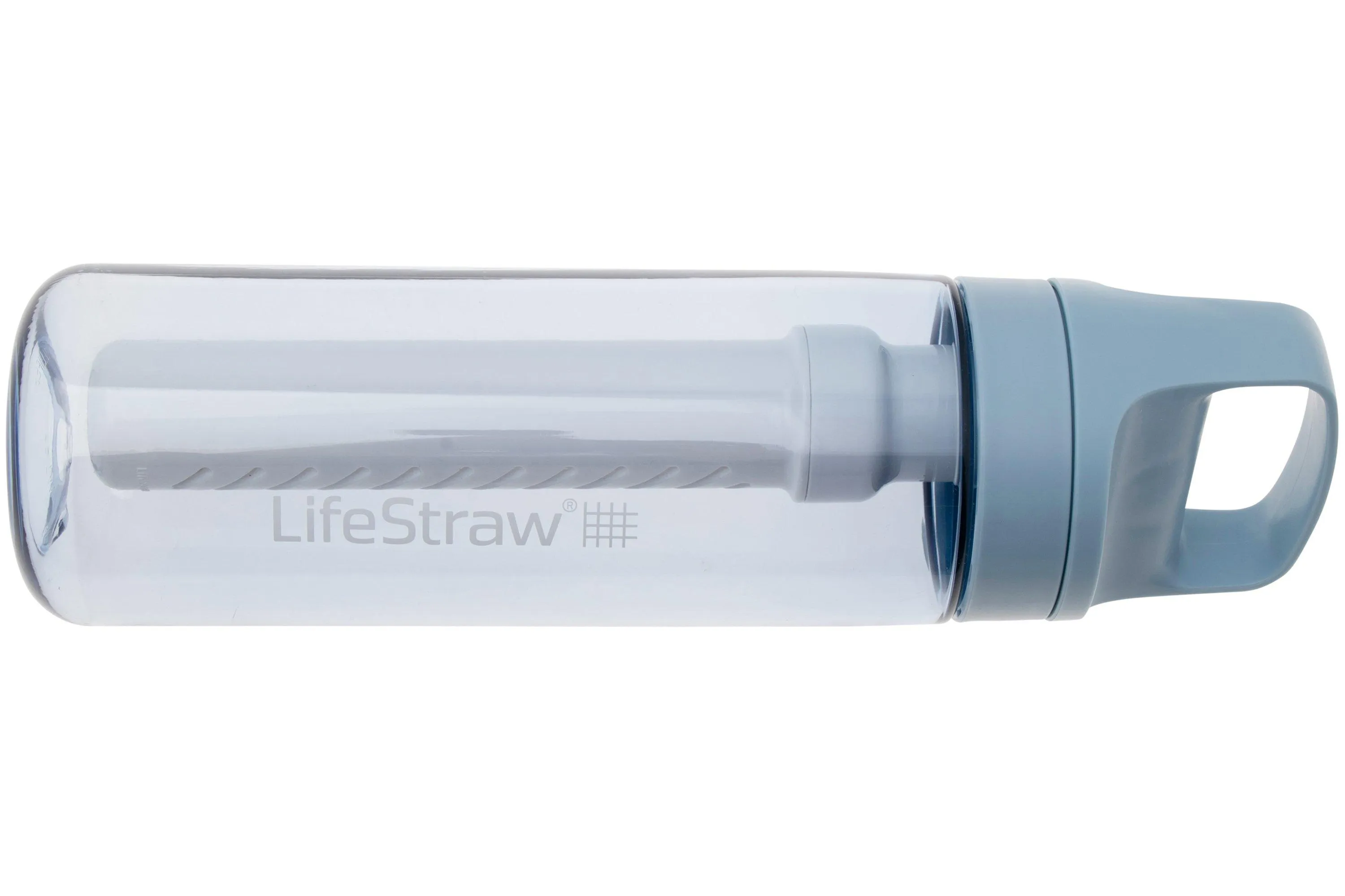 LIFESTRAW GO ICELANDIC BLUE GO650MLICE BPAFREE PLASTIC, BOTELLA DE AGUA CON FILTRO DE 2 FASES, 650 ML