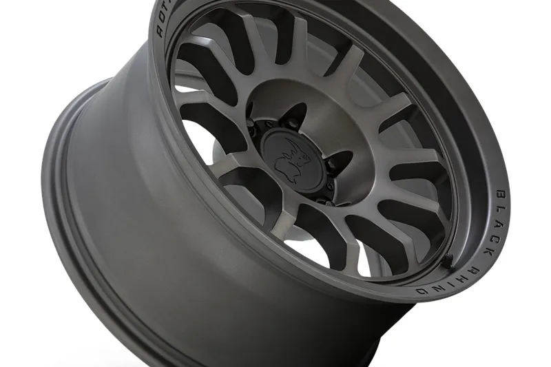 Llanta de aleación Negro Mate Pulido Rapid Black Rhino 8.5x20 ET0 76,1 6x114.3