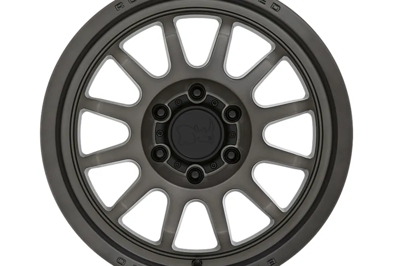 Llanta de aleación Negro Mate Pulido Rapid Black Rhino 8.5x20 ET0 76,1 6x114.3