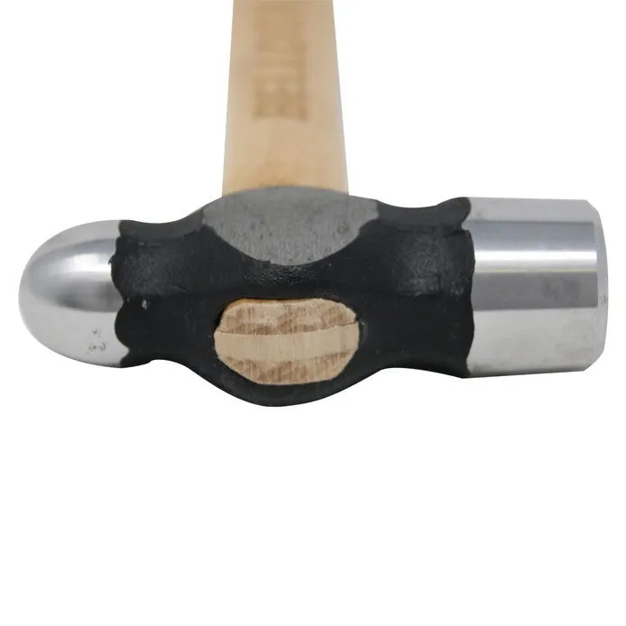 Martillo mecánico de bola con mango de madera para taller
