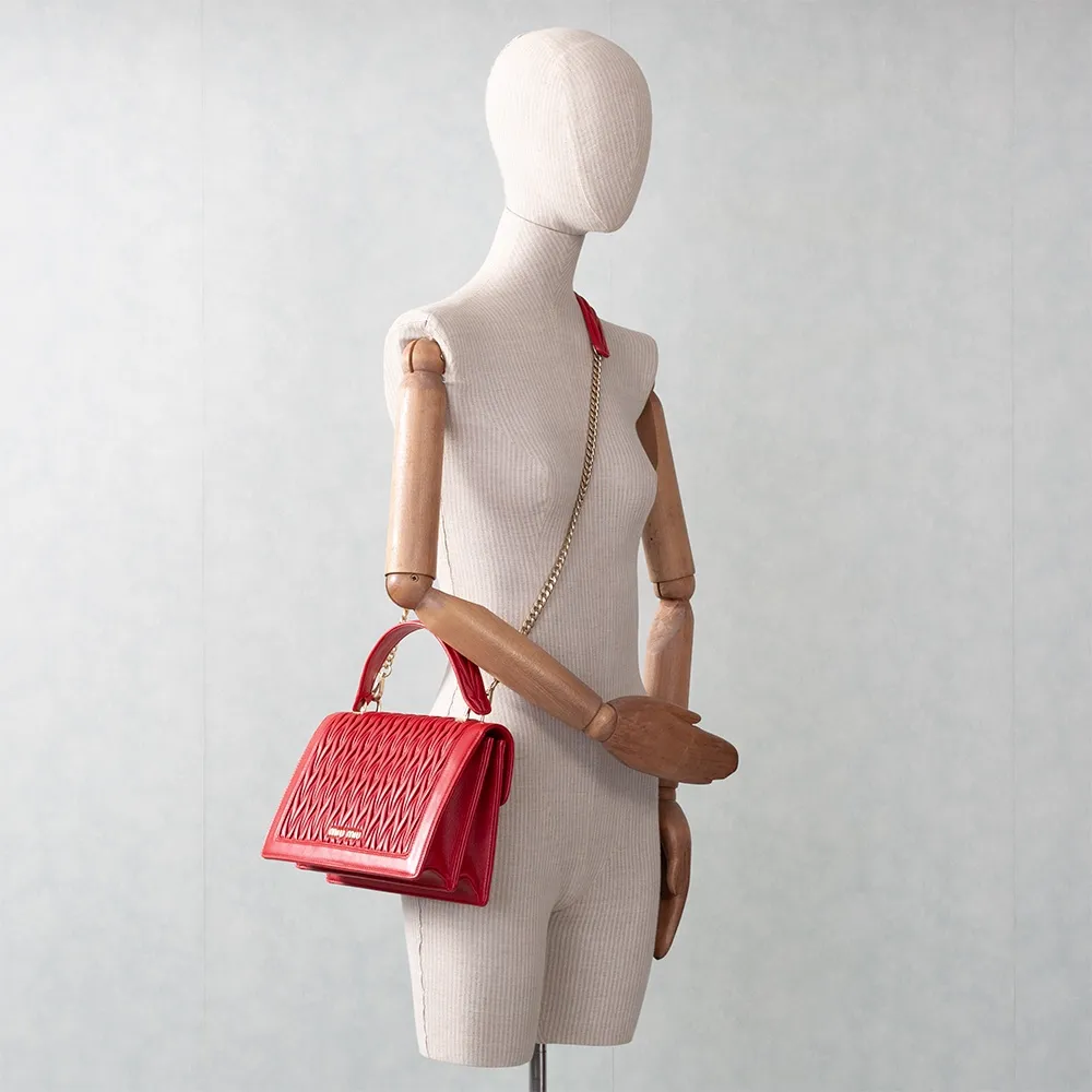 Miu Miu Bolso Confidential Rojo