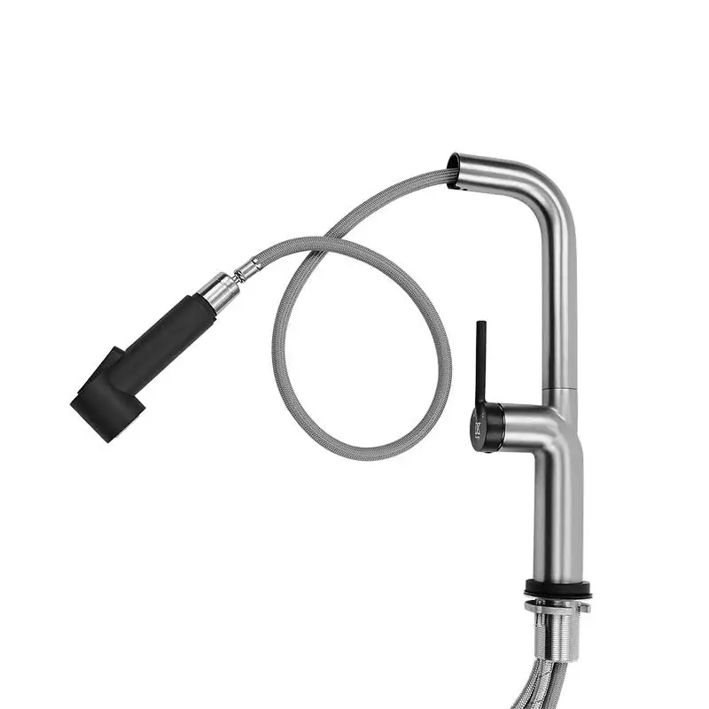 MONOMANDO PARA FREGADERO KELE KSS1236SS/BK ACERO INOX