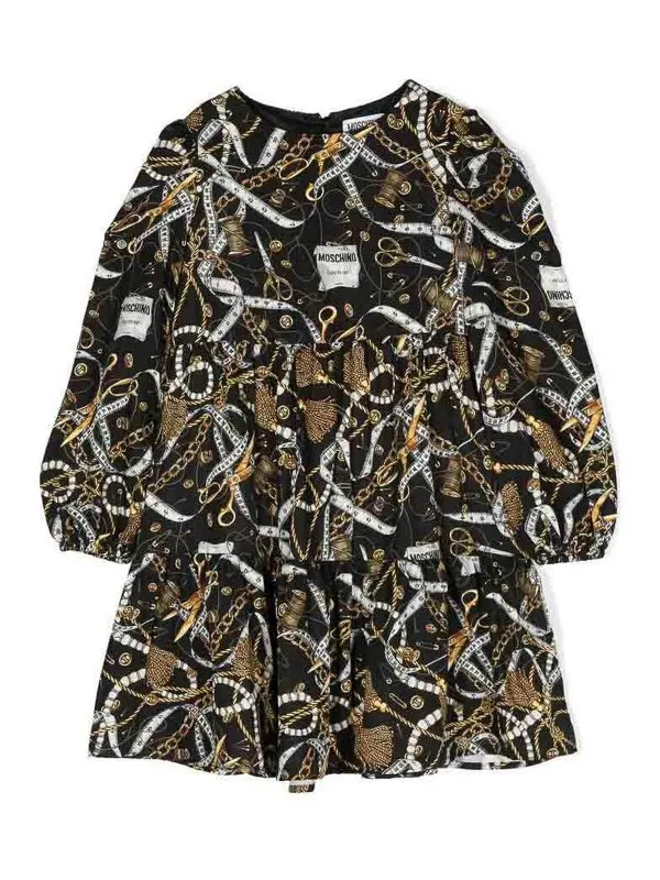 MOSCHINO VESTIDO CORTO  NEGRO
