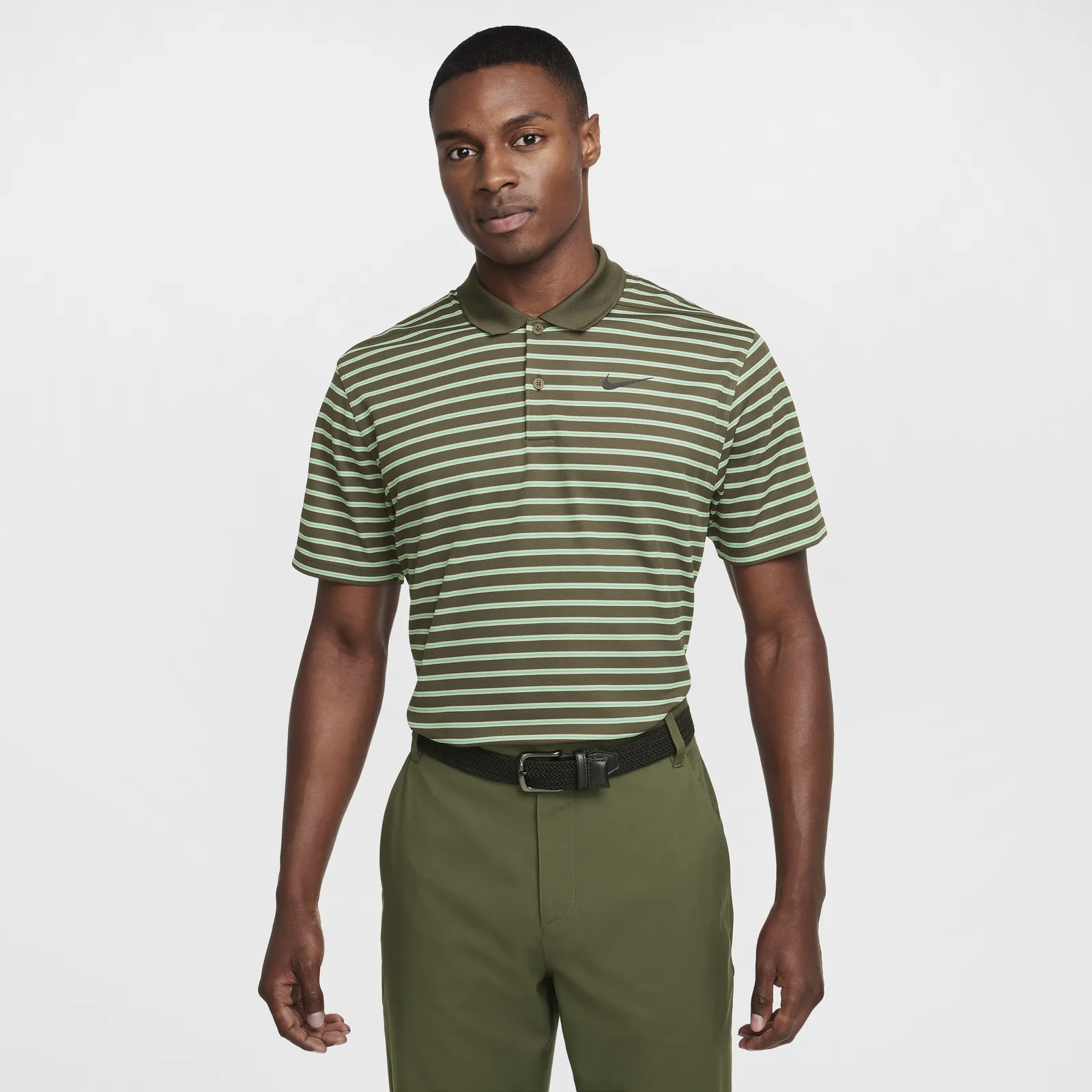 Nike Striped Golf Polo Shirt