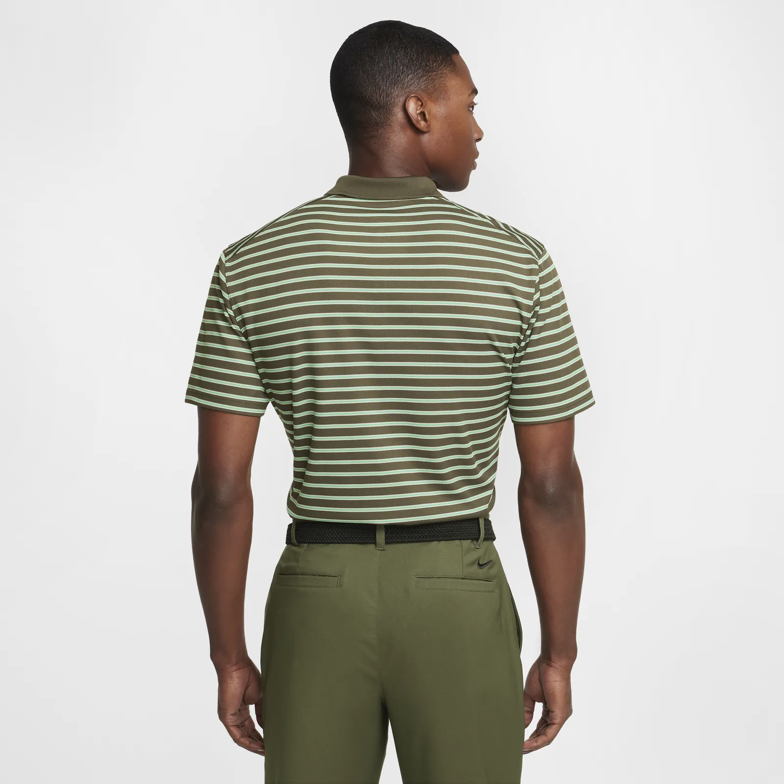 Nike Striped Golf Polo Shirt