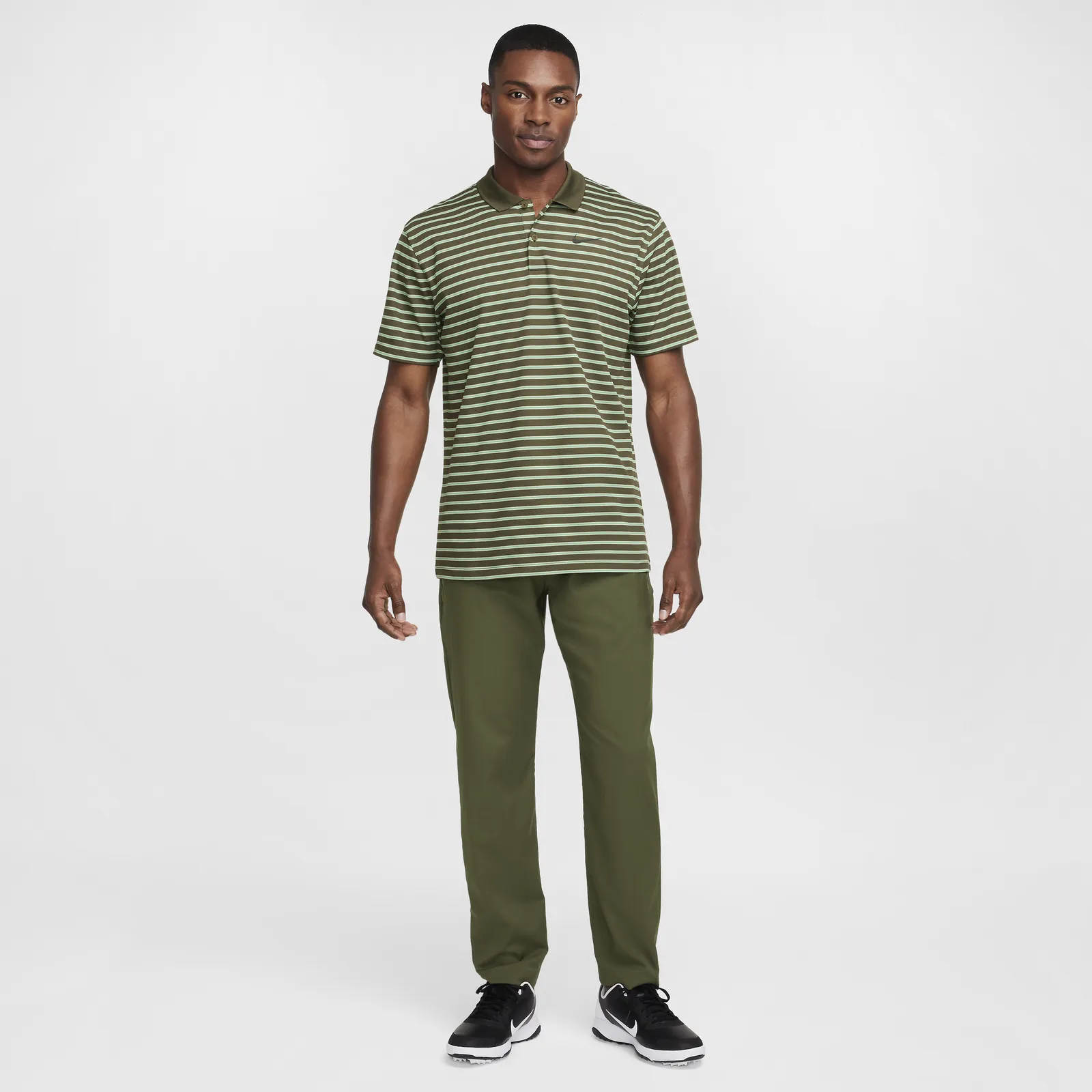 Nike Striped Golf Polo Shirt