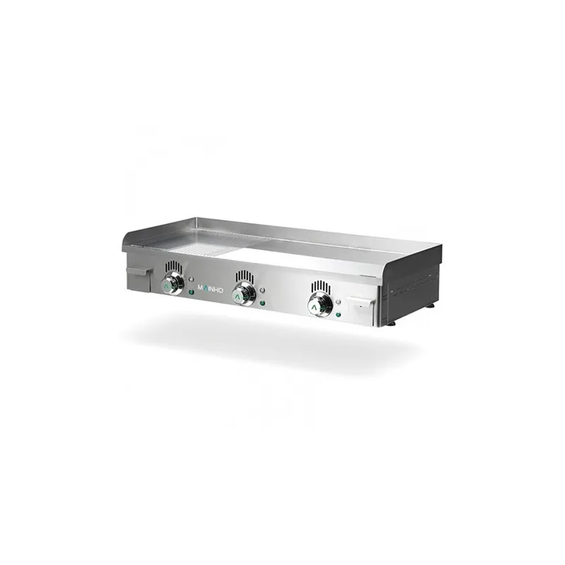 PLANCHA ELéCTRICA PLACA SEMIRANURADA CROMO DURO NCREM100N MAINHO