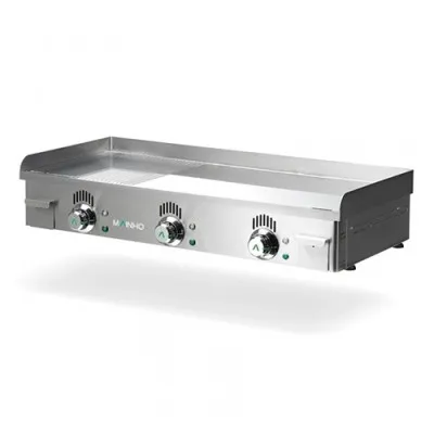 PLANCHA ELéCTRICA PLACA SEMIRANURADA CROMO DURO NCREM100N MAINHO