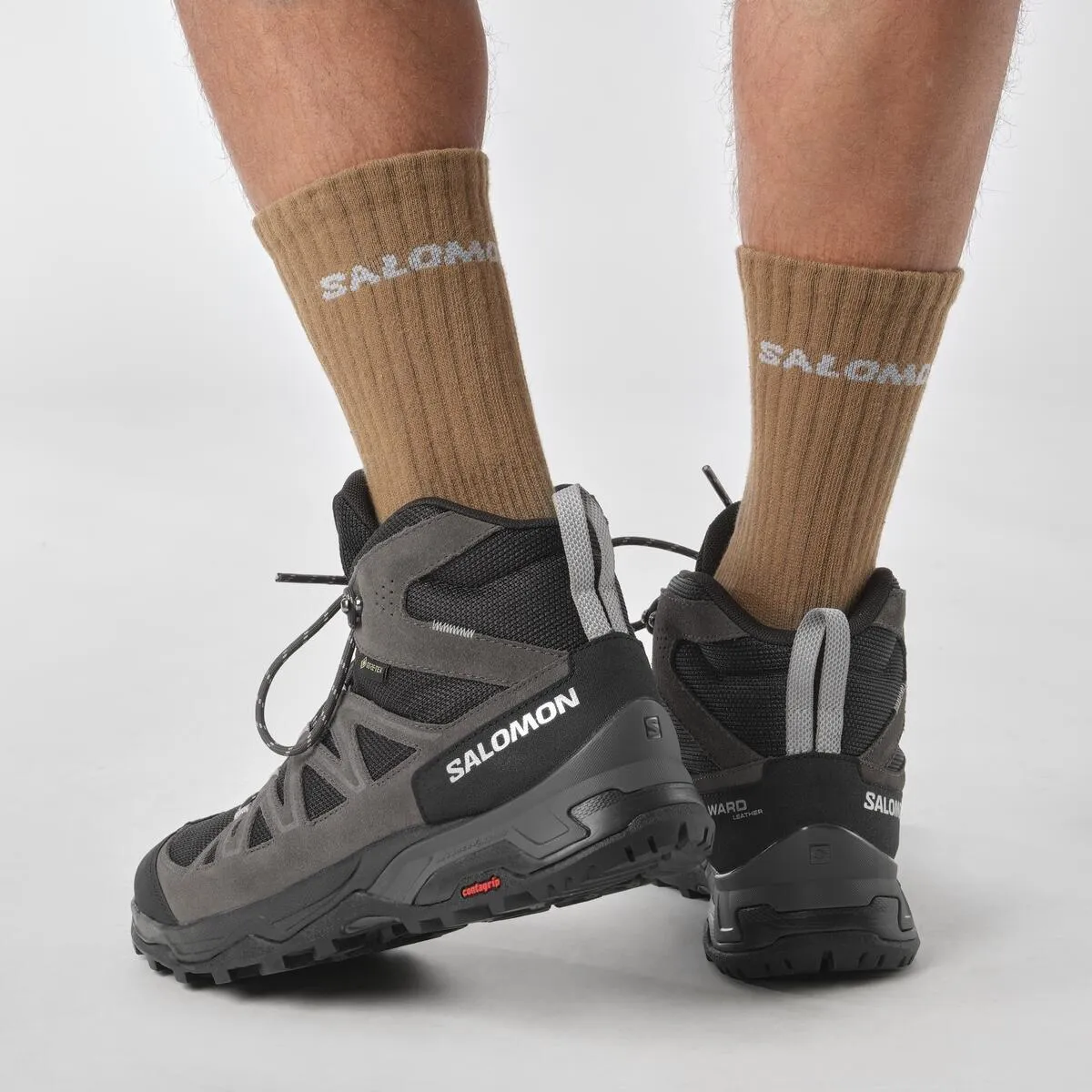 Salomon X Ward Leather Mid Gtx
