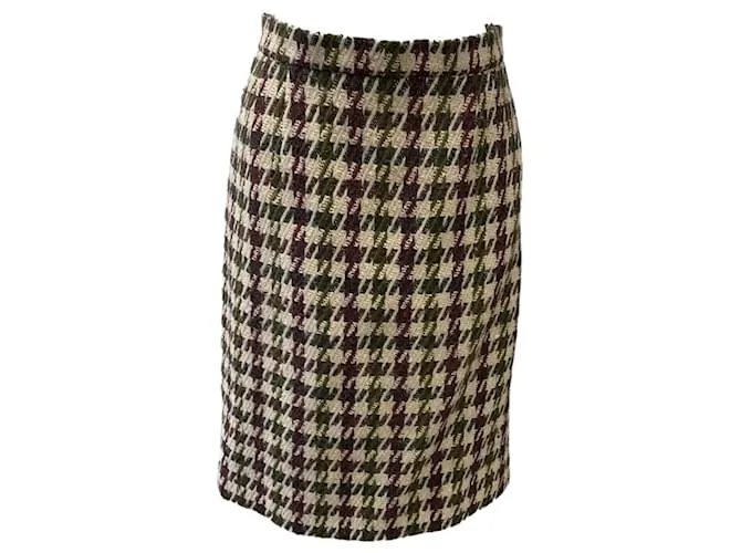 Valentino Garavani Falda Negra y Blanca Negro 