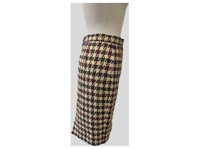 Valentino Garavani Falda Negra y Blanca Negro 