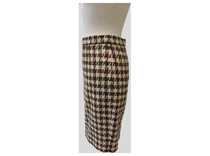Valentino Garavani Falda Negra y Blanca Negro 