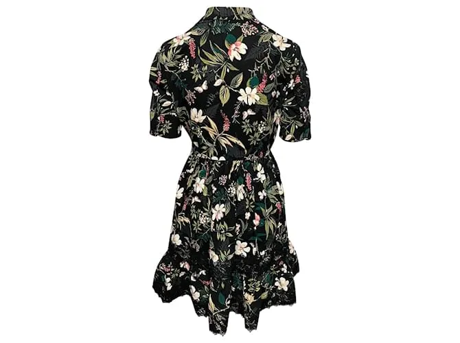 Vestido floral de Kate Spade en algodón multicolor Impresión de pitón 