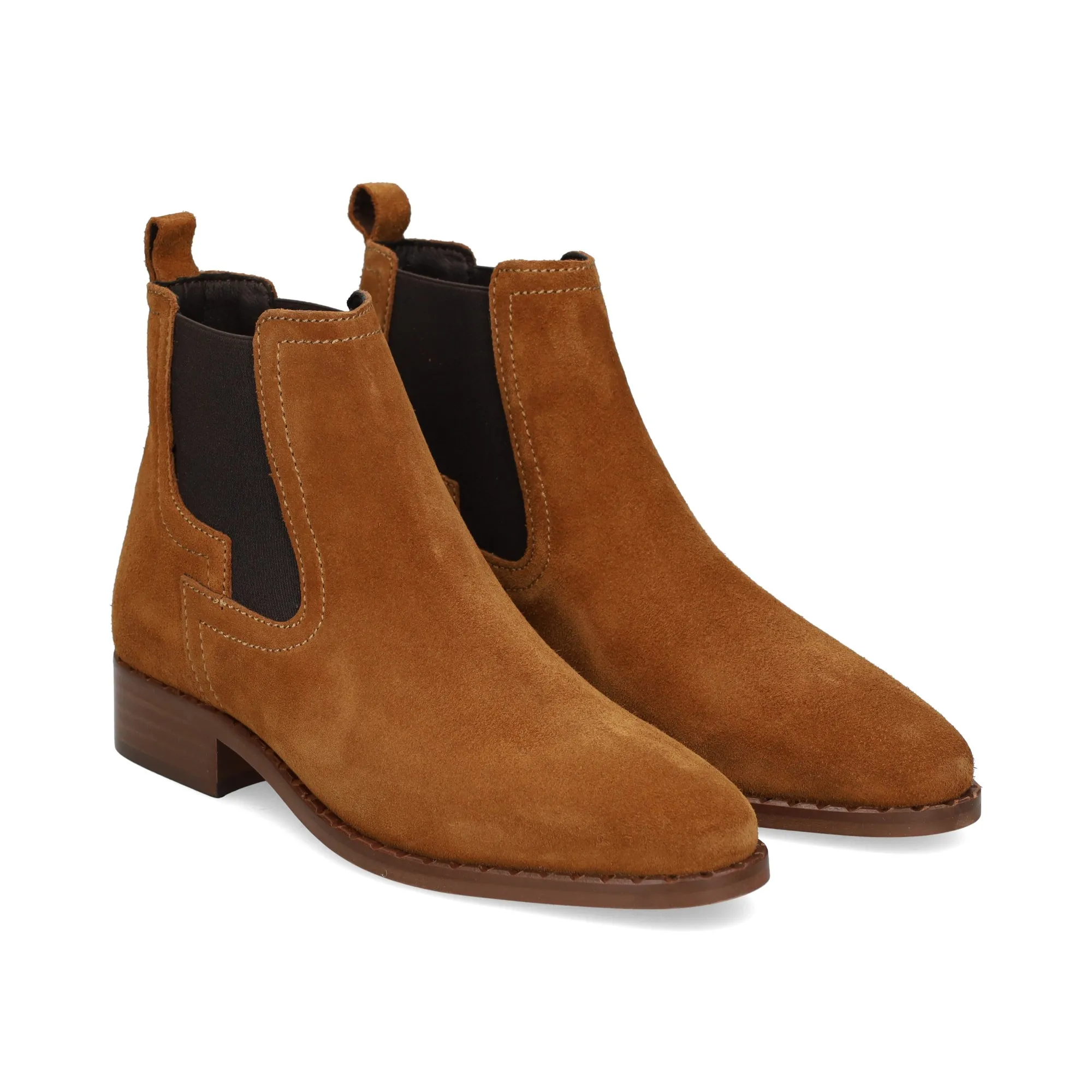 VEXED SHOES COMPANY Botines planos de Mujer TABACO