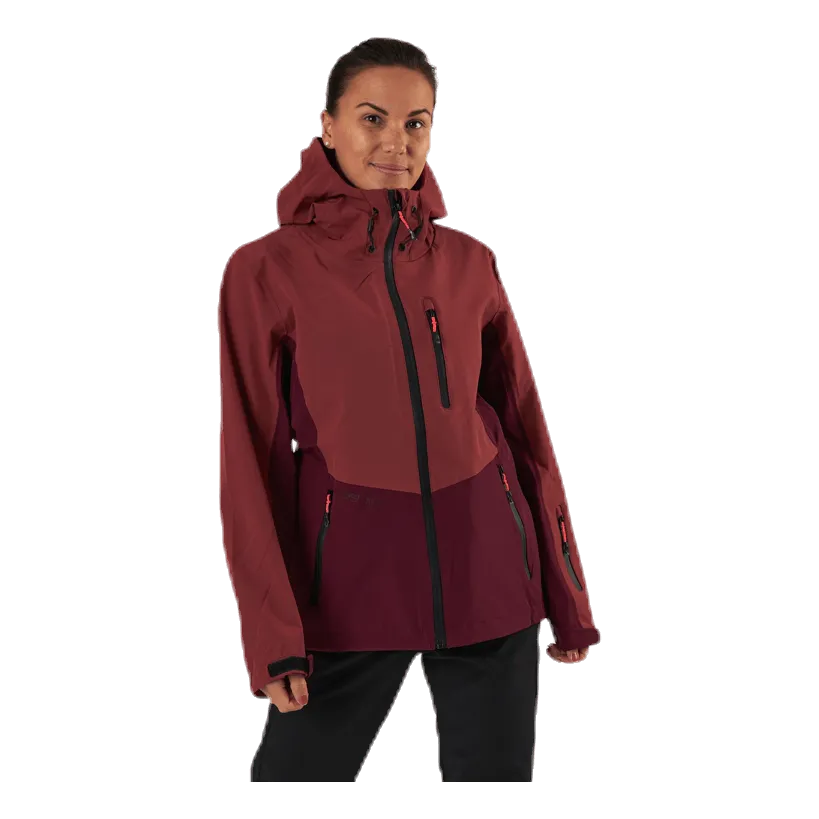 WHISTLER VILMA HARDSHELL SKI JACKET WPRO 15000 PURPLE