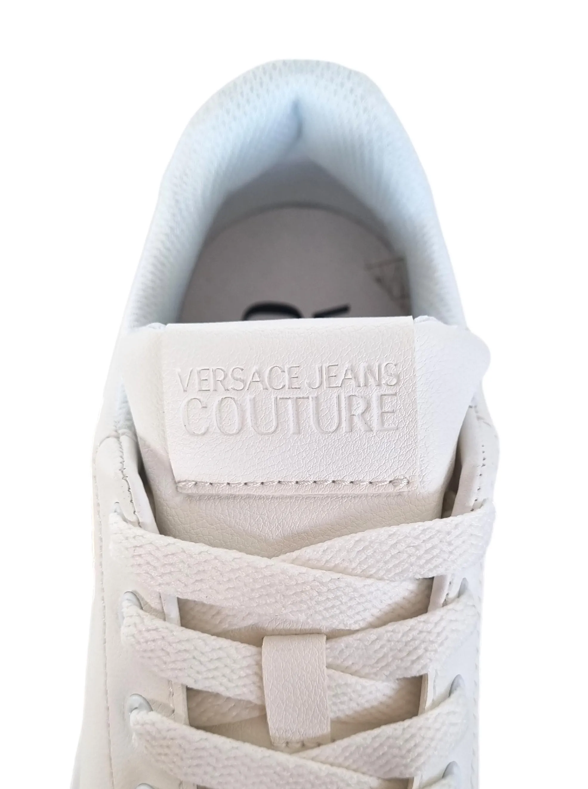 Zapatillas deportivas de mujer Versace Jeans Couture 75VA3SK3 Court blanco